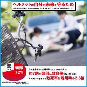 高橋工務店　川崎市宮前区　自転車ヘルメット着用キャンペーン